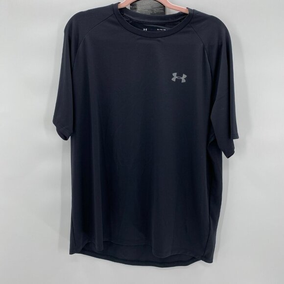 Under Armour The Tech Tee Black Men's Size XL with Adult LG Socks - Picture 1 of 5